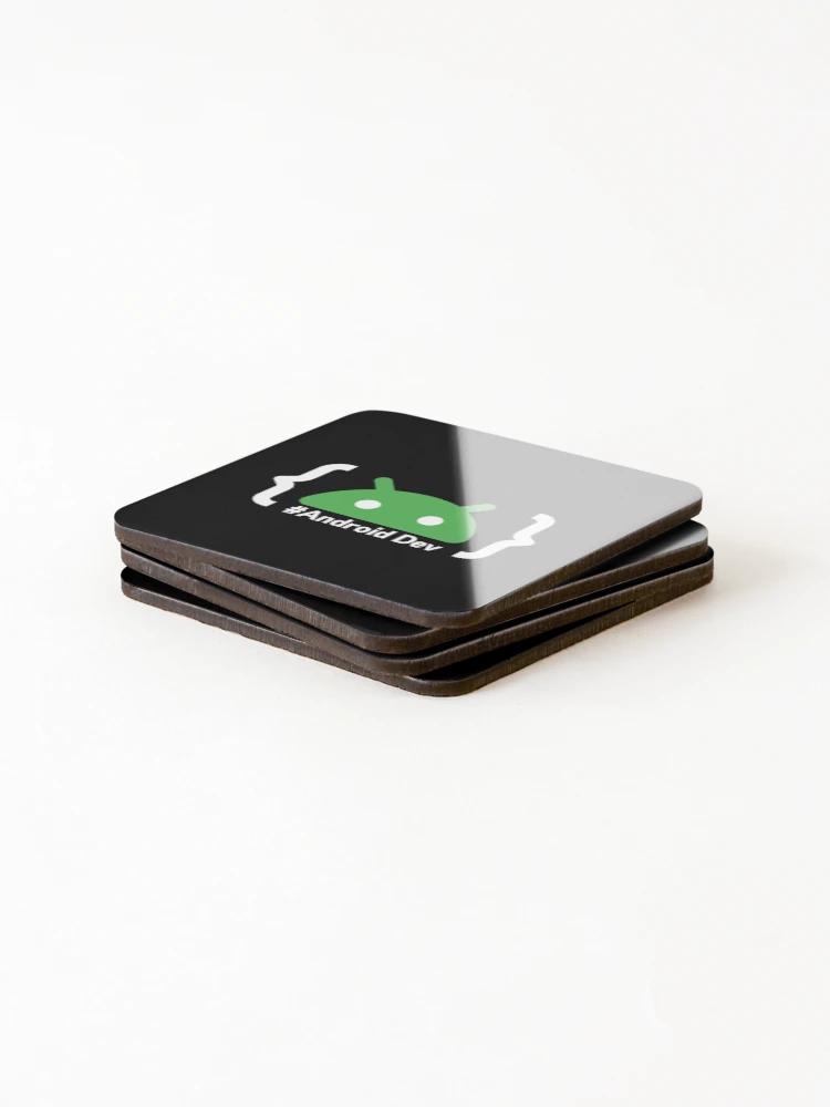 Thumbnail 4 of 5, Coasters (Set of 4), android developer code designed and sold by Redstrawberry13.