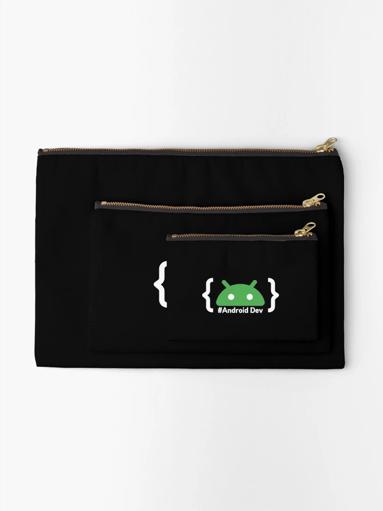 Thumbnail 2 of 4, Zipper Pouch, android developer code designed and sold by Redstrawberry13.