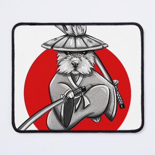 Item preview, Maya the Red Samurai Dog designed and sold by teobic.