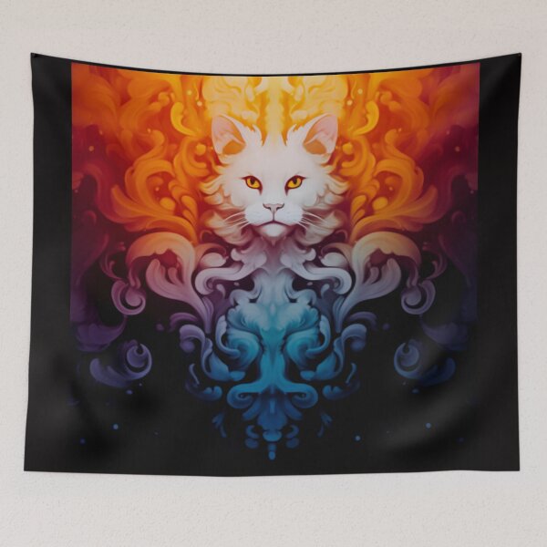 Item preview, AngelSmiles - Blooming Cat: Enigmatic Abstraction designed and sold by Angelsmiles.