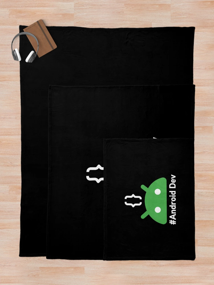 Thumbnail 5 of 6, Throw Blanket, android developer code designed and sold by Redstrawberry13.