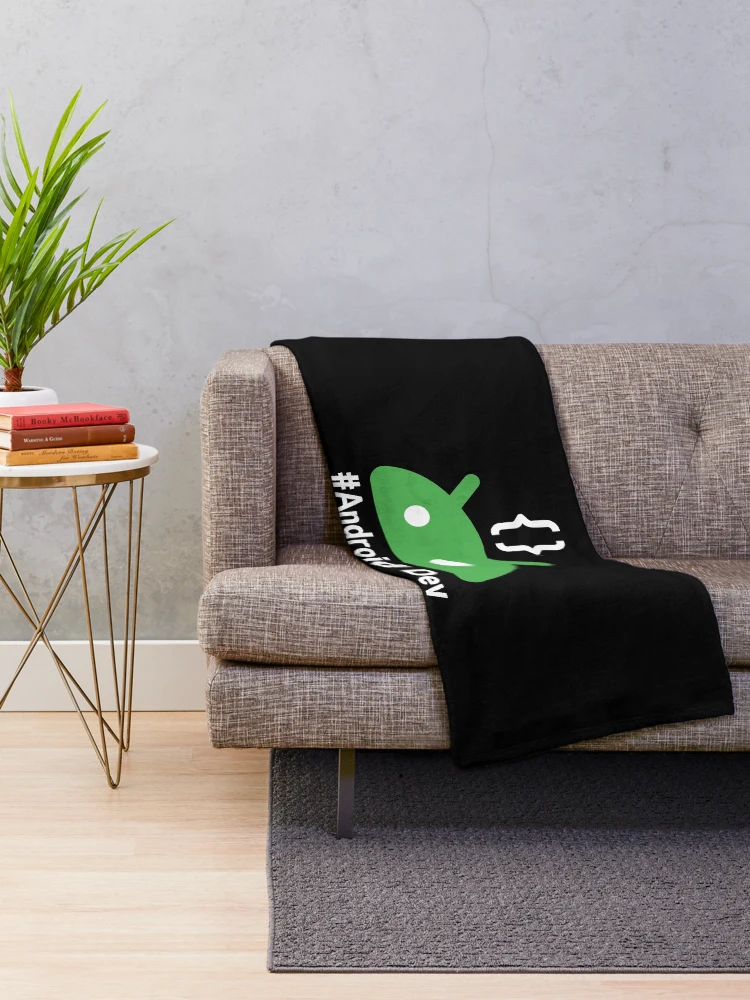 Thumbnail 2 of 6, Throw Blanket, android developer code designed and sold by Redstrawberry13.