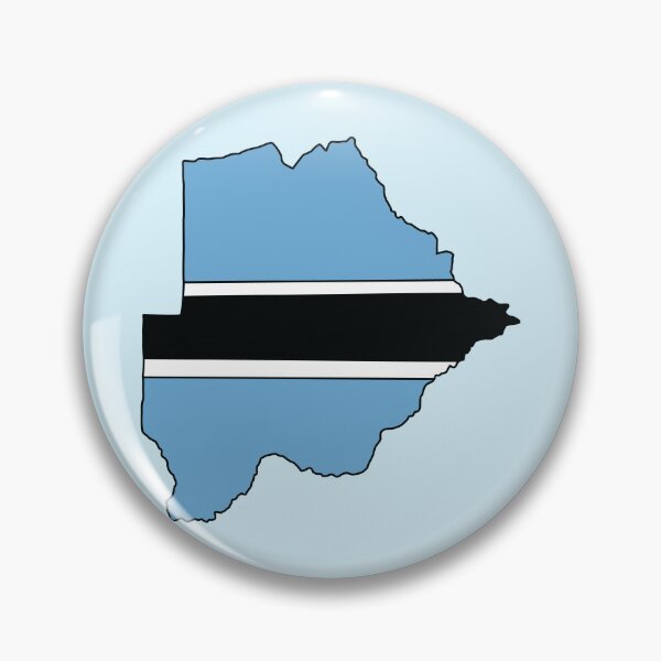 Item preview, Botswana country shape flag designed and sold by Rachael Taylor.