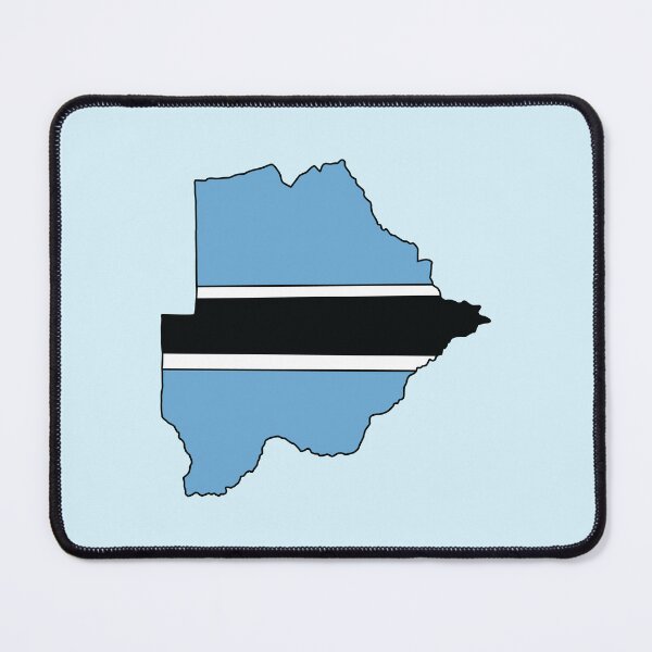Item preview, Botswana country shape flag designed and sold by zenithcreative.