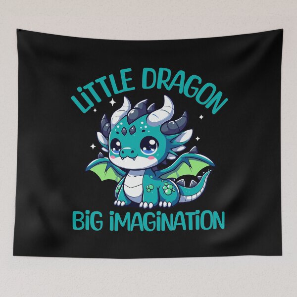 Item preview, Little Dragon, Big Imagination Fantasy Shirt designed and sold by RedDesignSyc.