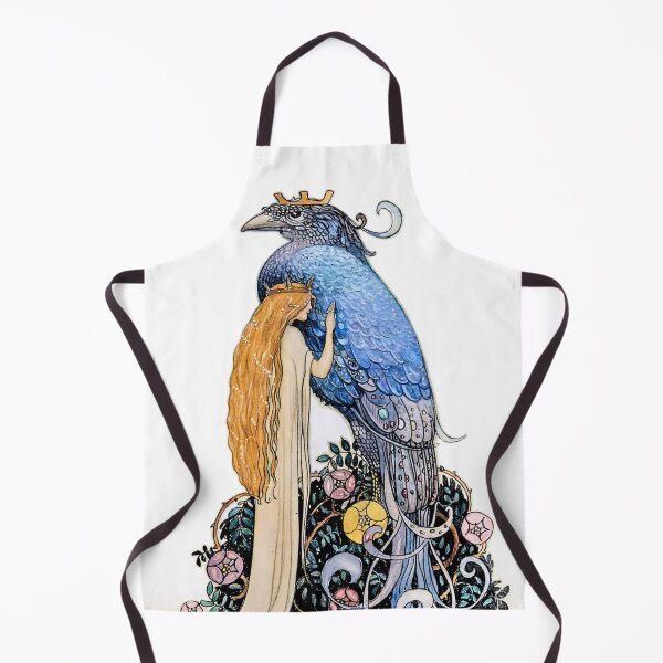Item preview, The Bluebird - Swedish Fairytale Illustration by John Bauer 1911 designed and sold by Arwen-Art.