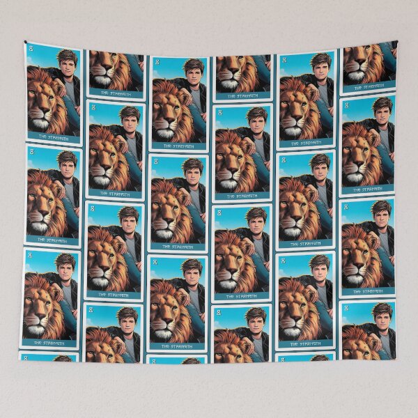 Item preview, the strength - house of anubis tarot card designed and sold by sadieillust.