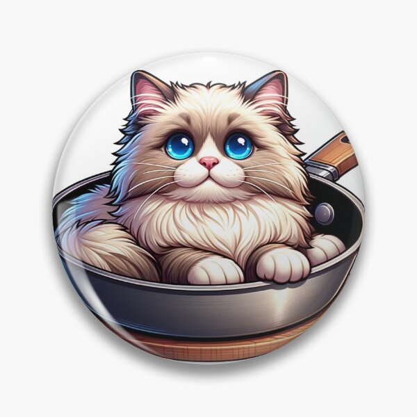 Item preview, Cat in a pan designed and sold by PurrPatterns.