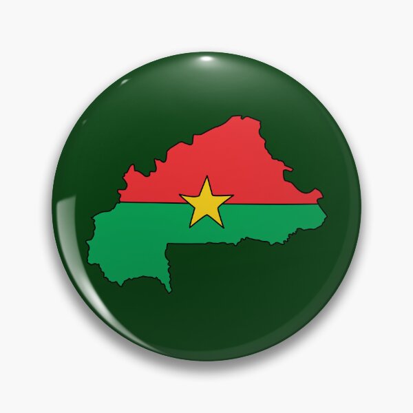 Item preview, Burkina Faso Country Shape Flag designed and sold by Rachael Taylor.