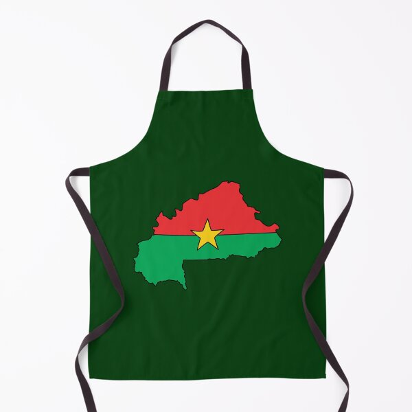 Item preview, Burkina Faso Country Shape Flag designed and sold by Rachael Taylor.