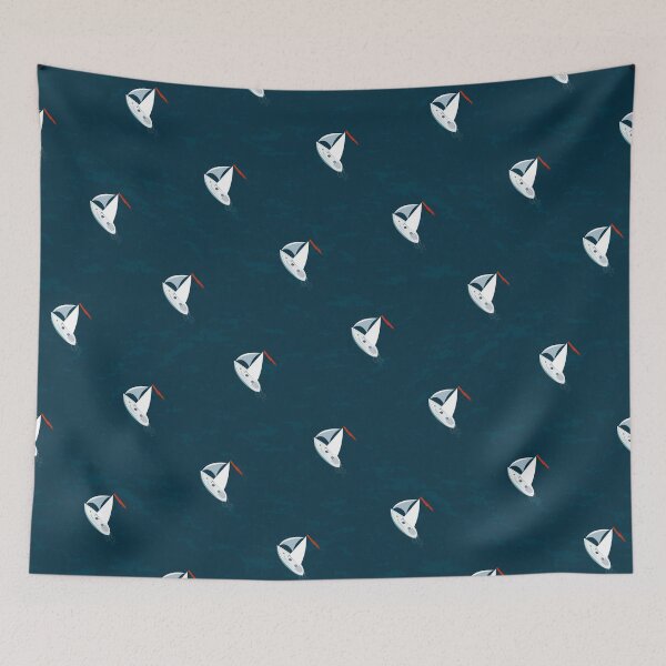 Item preview, Sailboats pattern designed and sold by Avisnanna.