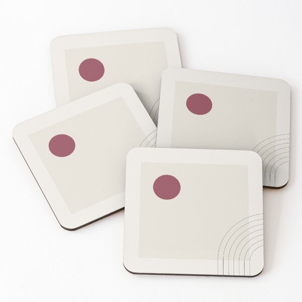 Item preview, Minimal Design with Red Circle designed and sold by alessiazoe.