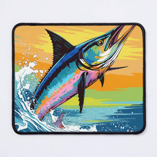 Item preview, Marlin Fish Cartoon Pop Art 2 designed and sold by AstroRisq.