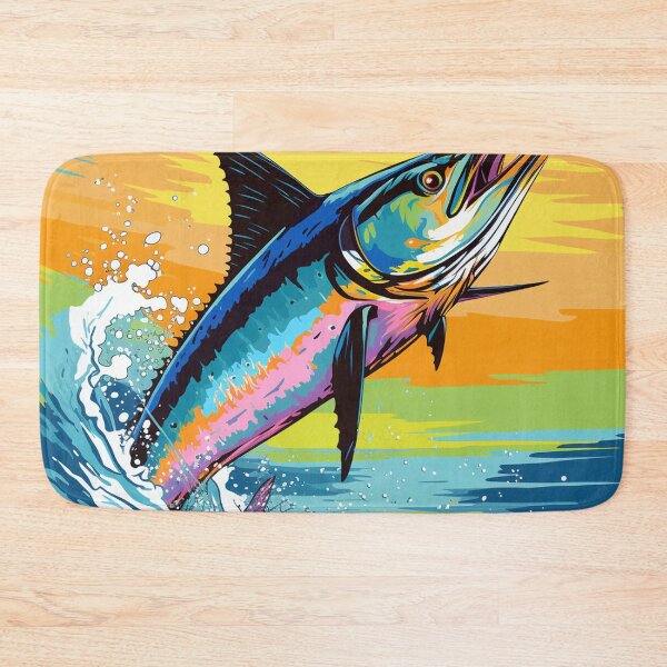Item preview, Marlin Fish Cartoon Pop Art 2 designed and sold by AstroRisq.