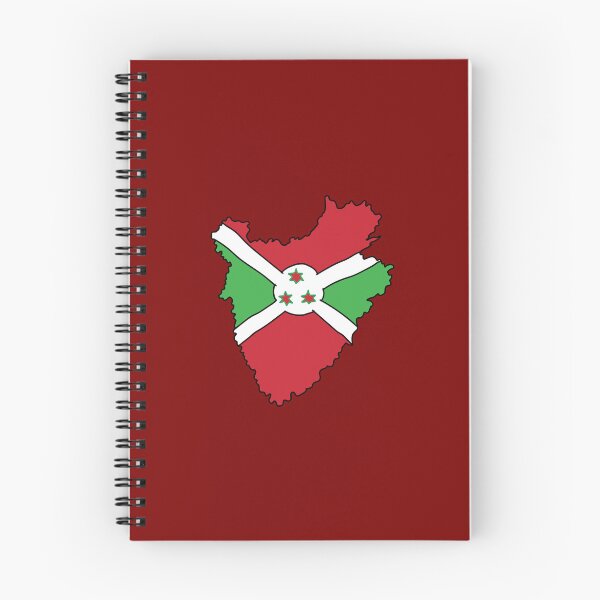 Item preview, Burundi country shape flag designed and sold by Rachael Taylor.