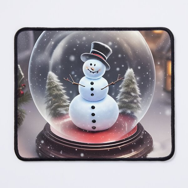 Item preview, Snowman in a snow globe designed and sold by Feebleeona.