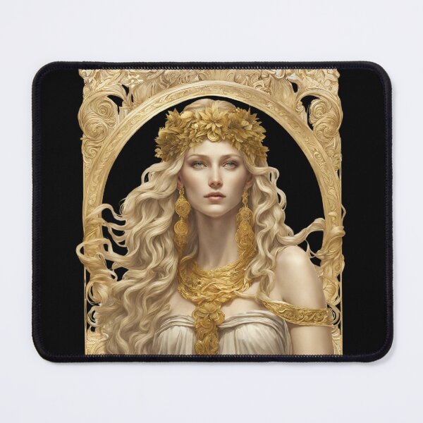 Item preview, Demeter the goddess Greek mythology myth art drawing design designed and sold by TheLocoShop.