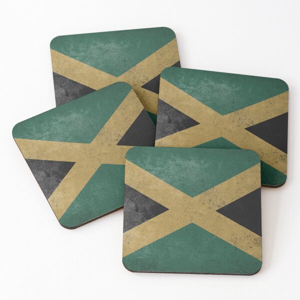 Item preview, Distressed, Old, Faded & Worn Flag of Jamaica (The Cross) designed and sold by STUDIO-72.