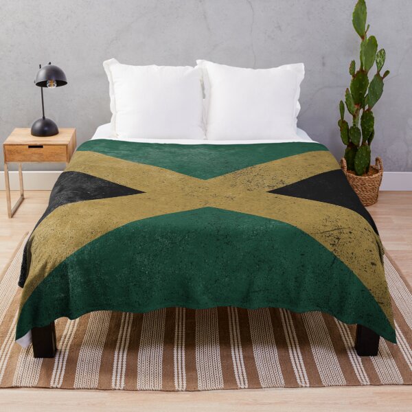 Item preview, Distressed, Old, Faded & Worn Flag of Jamaica (The Cross) designed and sold by STUDIO-72.