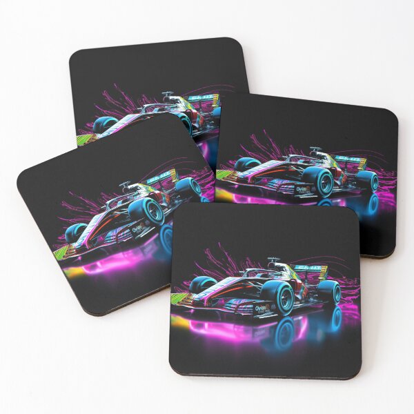 Artikelvorschau, Rennwagen Neon Art Pink 2 entworfen und verkauft von AstroRisq.