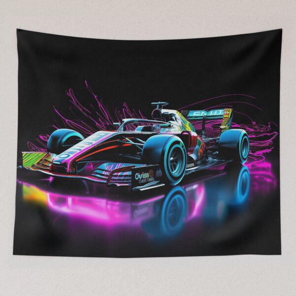Item preview, Race Car Neon Art Pink 2 designed and sold by AstroRisq.