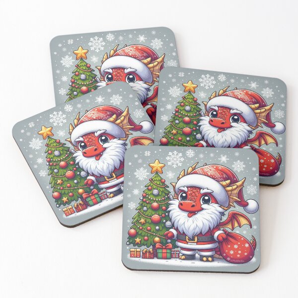 Item preview, Dragon Santa designed and sold by PickledjoArt.