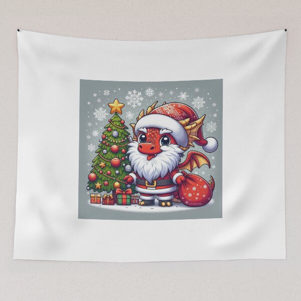 Item preview, Dragon Santa designed and sold by PickledjoArt.