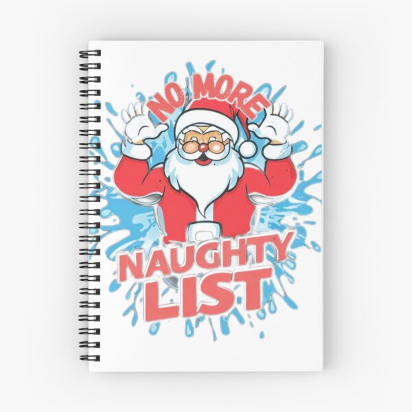 Item preview, No more Naughty List (camiseta de humor navideño) designed and sold by Biz PNG.