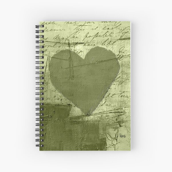 Item preview, Green heart on green background, portrait designed and sold by a3-studio.