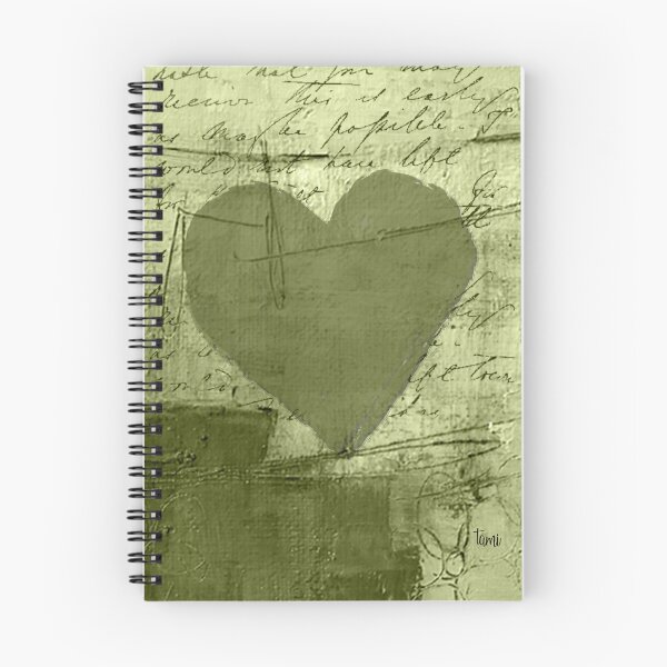 Item preview, Green heart on green background, portrait designed and sold by a3-studio.