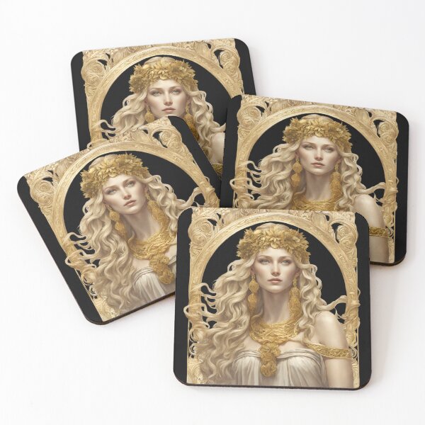 Item preview, Demeter the goddess Greek mythology myth art drawing design designed and sold by TheLocoShop.