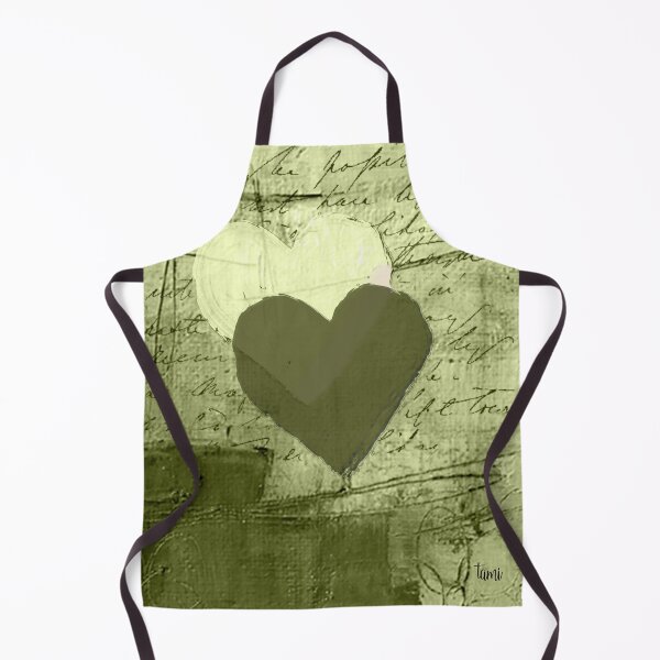 Item preview, Hearts on green background, portrait designed and sold by a3-studio.