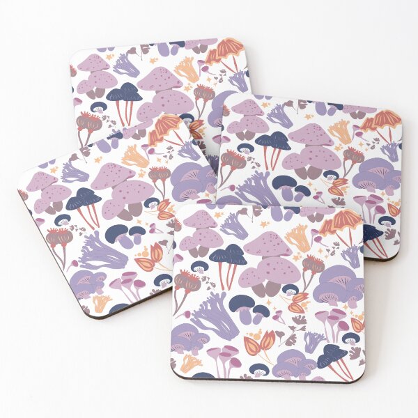 Item preview, Magical Colorful Mushrooms Forest designed and sold by aneladesigns.