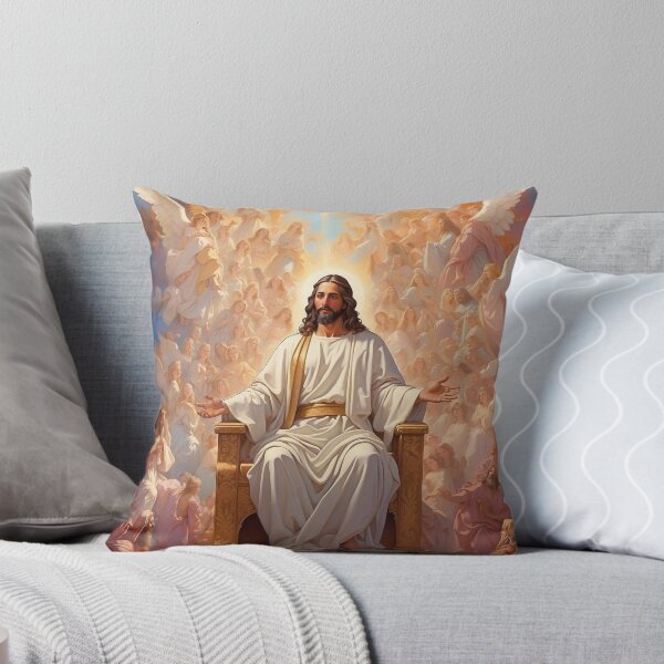 Item preview, Angel Jesus in Heaven, Christian Art for Gifts - Jesus designed and sold by HeavenArtStudio.