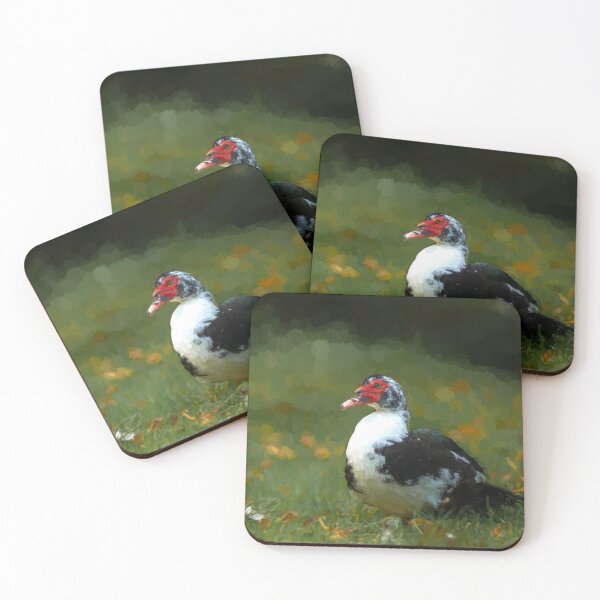 Item preview, Digital oil painting of a Muscovy duck. designed and sold by RobThorley.