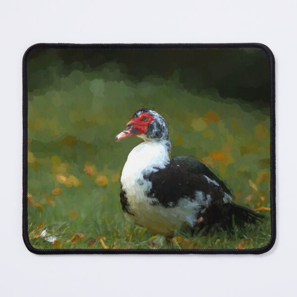 Item preview, Digital oil painting of a Muscovy duck. designed and sold by RobThorley.