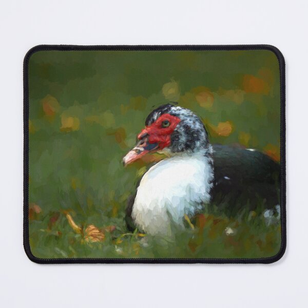 Item preview, Digital oil painting of a Muscovy duck. designed and sold by RobThorley.