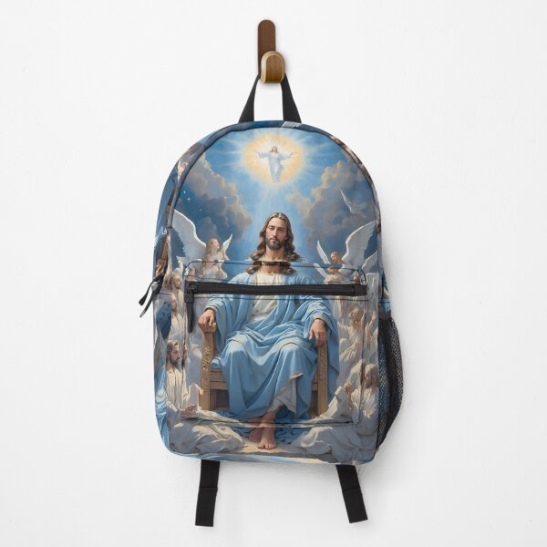 Item preview, Angel Jesus Christ in Heaven, Christian Art for Gifts - Christian designed and sold by HeavenArtStudio.