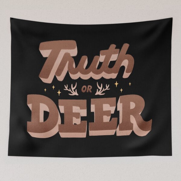 Item preview, Truth or Deer Simple Vintage designed and sold by Adam Arts.