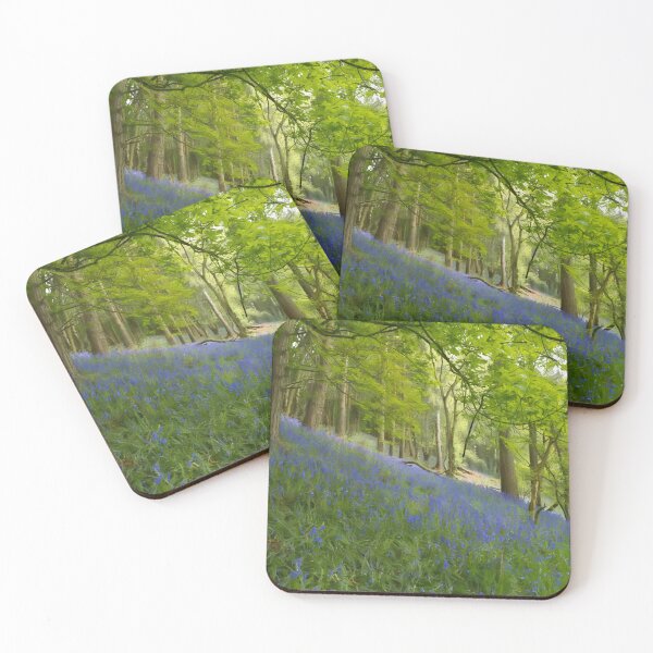 Item preview, A digital oil painting of woodland bluebell flowers. designed and sold by RobThorley.