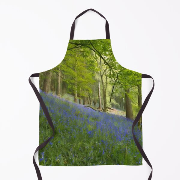 Item preview, A digital oil painting of woodland bluebell flowers. designed and sold by RobThorley.