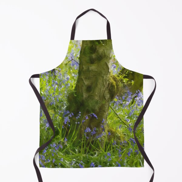 Item preview, A digital oil painting of woodland bluebell flowers. designed and sold by RobThorley.