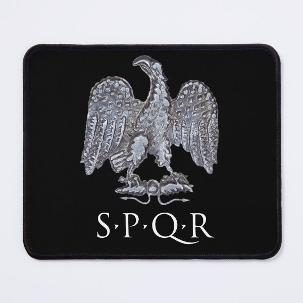 Item preview, Roman Eagle with SPQR designed and sold by OptimoPrincipi Roman Coins.