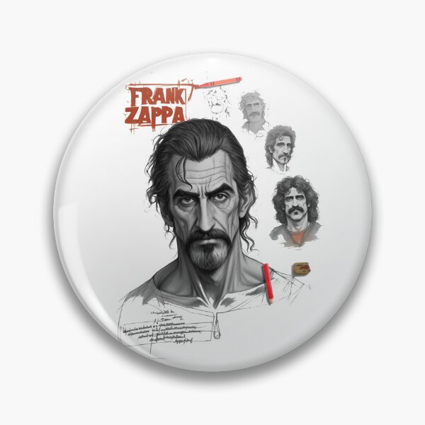 Item preview, Frank Zappa in Sketch designed and sold by NickTaroDesign.