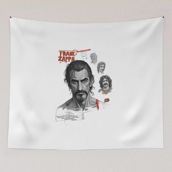 Item preview, Frank Zappa in Sketch designed and sold by NickTaroDesign.