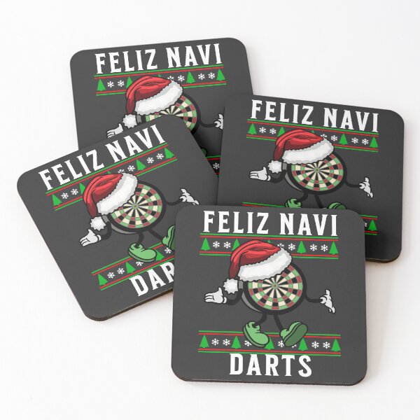 Artikelvorschau, Feliz Navi Darts Lustiges Weihnachts-Dartboard-Weihnachts-Dart-Wortspiel entworfen und verkauft von Numpties.