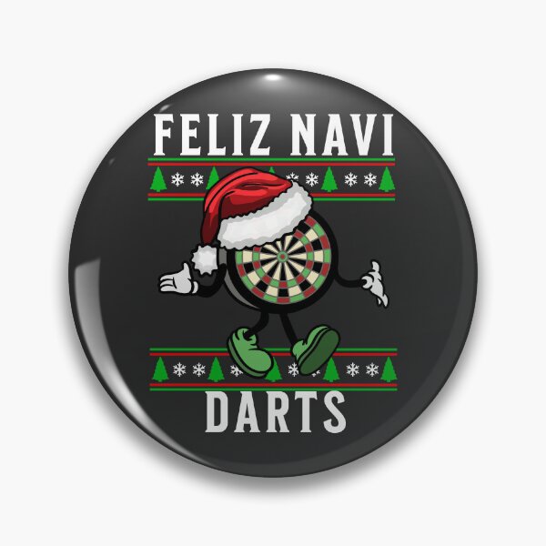 Artikelvorschau, Feliz Navi Darts Lustiges Weihnachts-Dartboard-Weihnachts-Dart-Wortspiel entworfen und verkauft von Numpties.