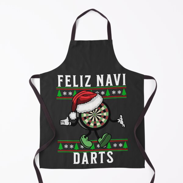 Item preview, Feliz Navi Darts Funny Christmas DartBoard Xmas Dart Pun designed and sold by Numpties.