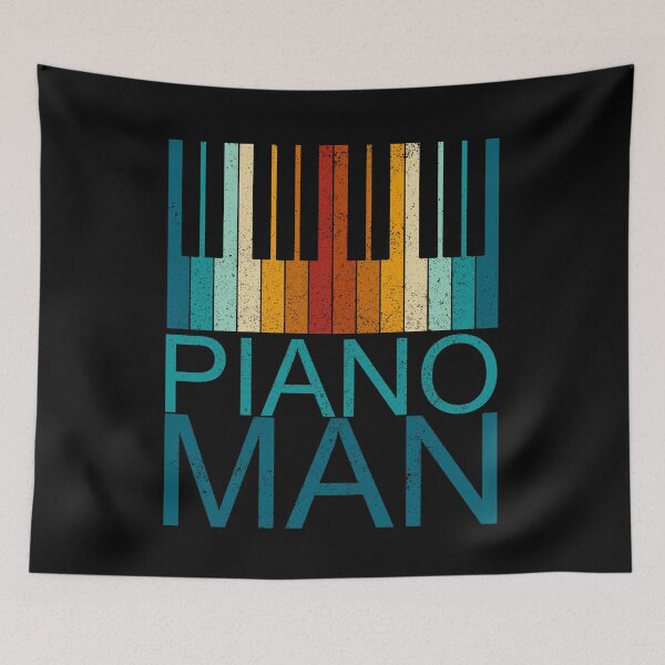 Item preview, Piano Man, Piano’s key with vintage colors and texture designed and sold by CJansuebsri.