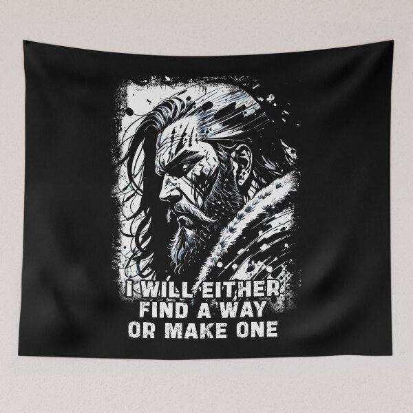 Item preview, Fierce viking warrior Norse Mythology Powerful words of wisdom courage strength and bravery designed and sold by Naumovski.